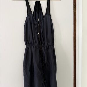 Silence + Noise Black Backless Dress Urban Outfitters